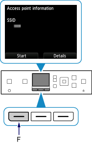 شاشة Access point information